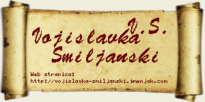 Vojislavka Smiljanski vizit kartica